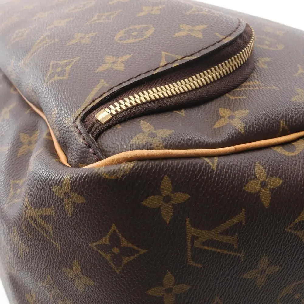 LOUIS VUITTON Brown Monogram Leather Boston Bag - Picture 9 of 10